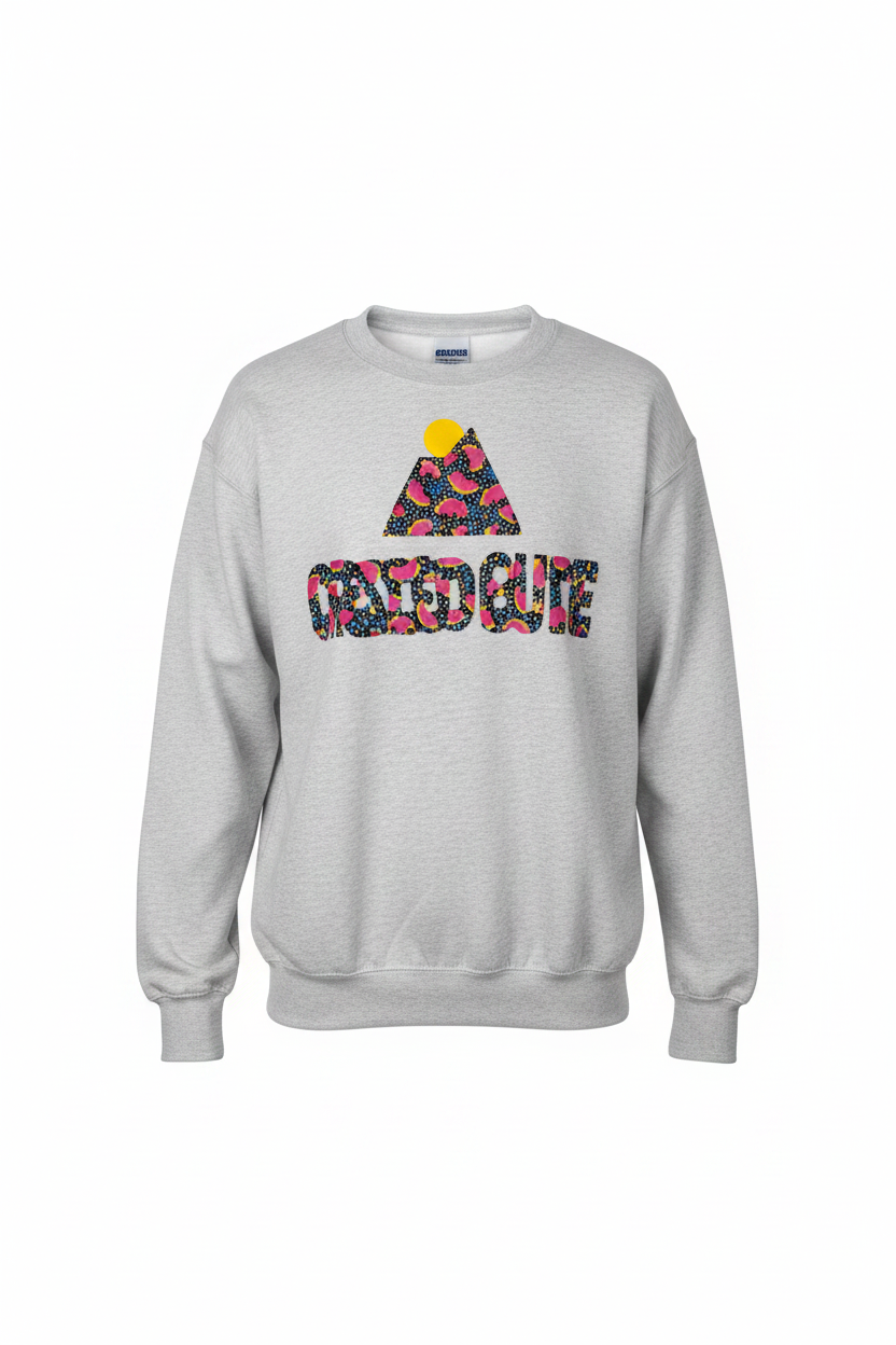 Classic Sweatshirt on Plain Background